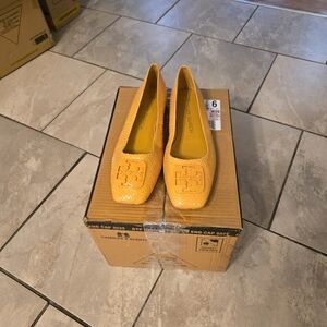 Tory Burch Women's Bright Yellow Loafers